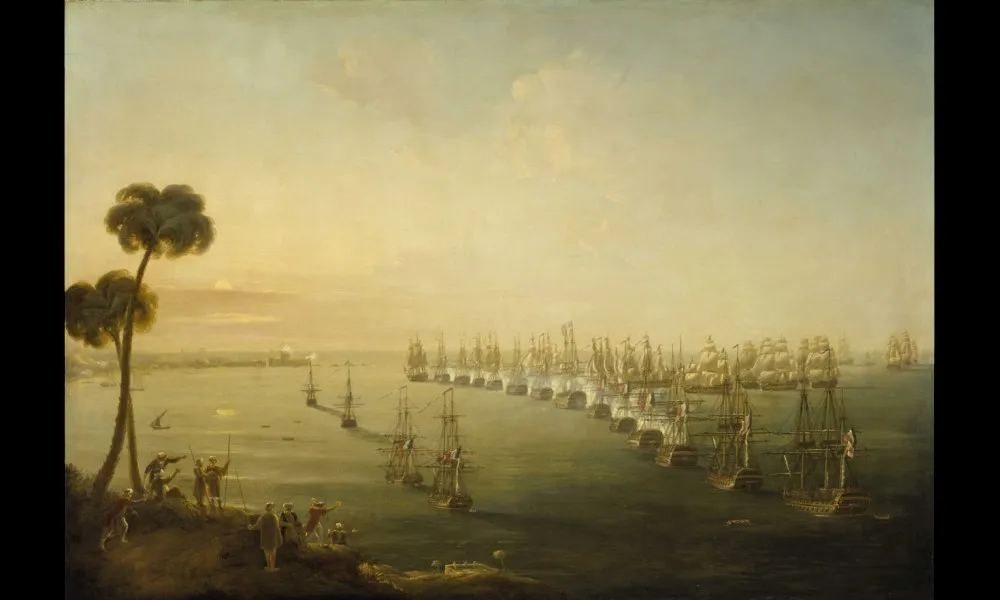 1798年8月1日、「ナイルの海戦(アブキール湾の海戦)」