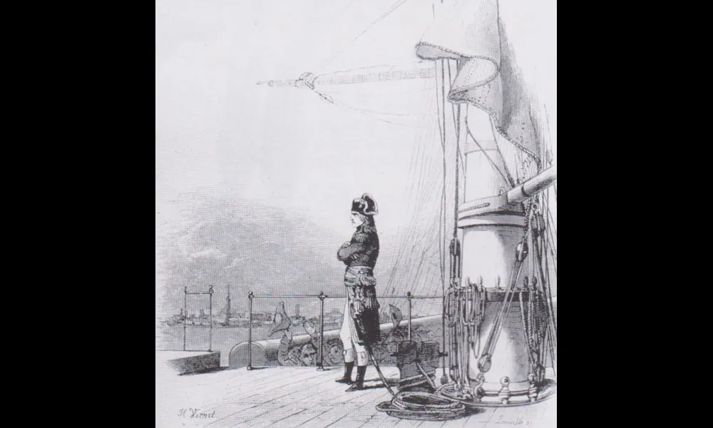 旗艦「オリエント」の上のナポレオン（1798年）