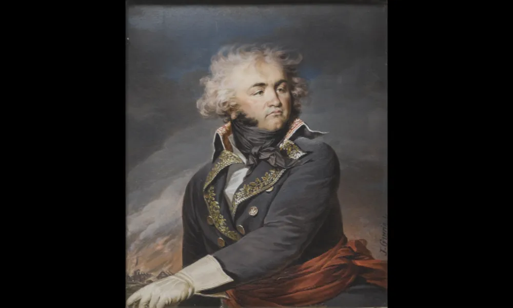 「ジャン・バティスト・クレベール将軍（General Jean Baptiste Kleber）」。ジャン＝ユルバン・ゲラン（Jean-Urbain Guérin）画。日付不明。