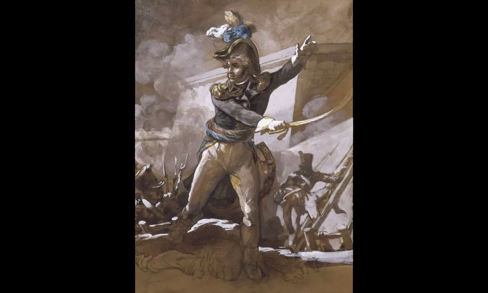 「サン・ジャン・ダクルのクレベール将軍（Le Général Kleber à Saint-Jean-d'Acre）」。テオドール・ジェリコー（Théodore Géricault） 画。19世紀