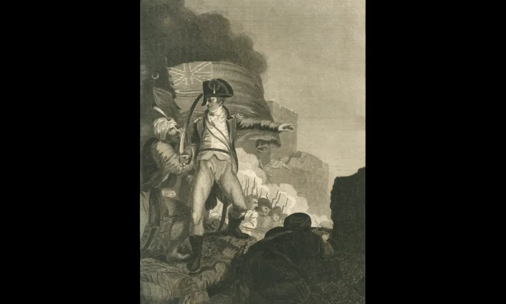 「Sir Sidney Smith（シドニー・スミス卿）」。William Marshall Craig（ウィリアム・マーシャル・クレイグ）画。19世紀。