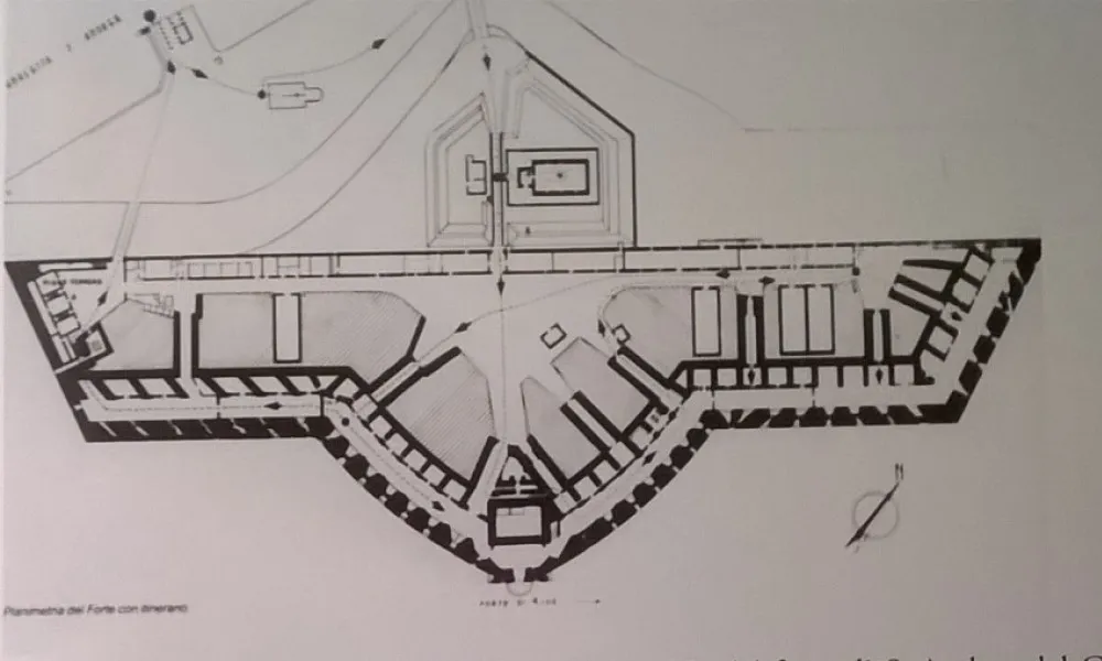 サンターンドレア要塞平面図