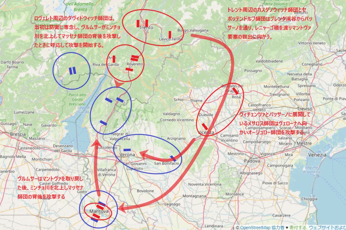 Bassano Campaign -Austrian Army Plan-